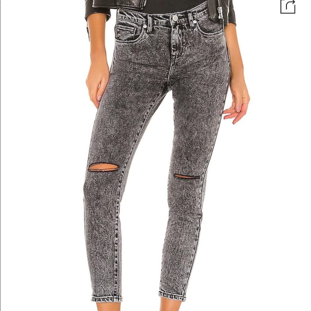 The Great Jones Acid Wash Ripped Skinny Jeans - 31